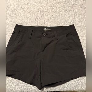 Ascend Charcoal Buttoned Shorts
